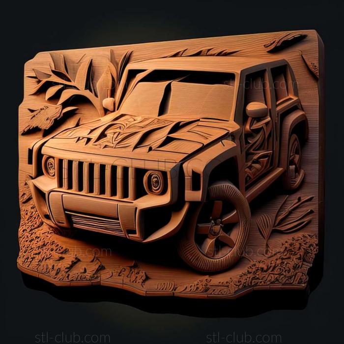 3D модель Hummer H3 (STL)